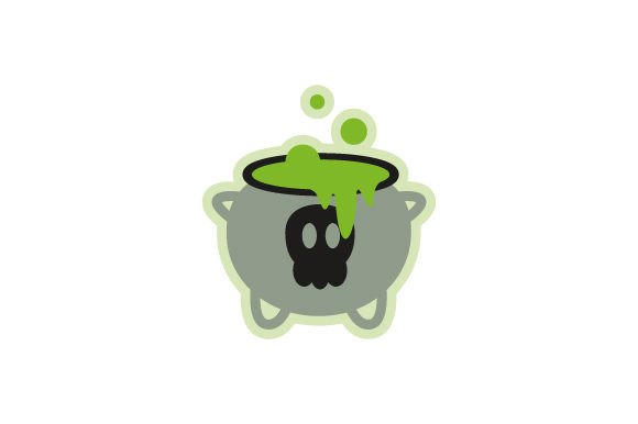 Brewing Cauldron Sticker Review for Halloween Crafts