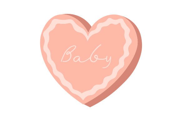 Candy Heart Baby Sticker Crafts & Valentines
