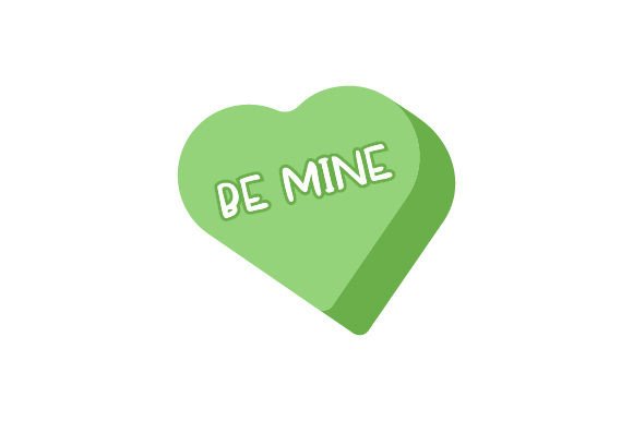 Candy Heart Be Mine Sticker: A Crafty Valentine's Day Asset for Sellers