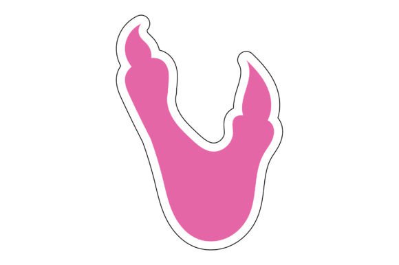 Dinosaur Paw Sticker for Crafts