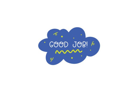 Good Job Reward Sticker for Kids Crafts