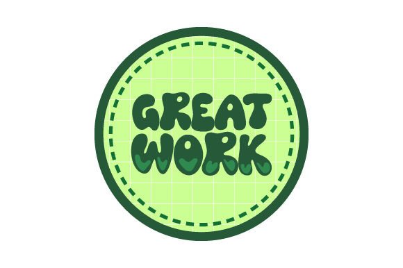 Great Work Reward Sticker for Kids Crafts