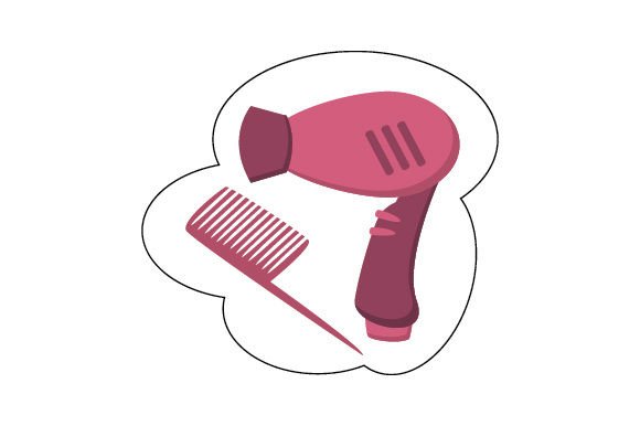 Hair Dryer Brush Sticker: Crafts & Beauty Amp Review