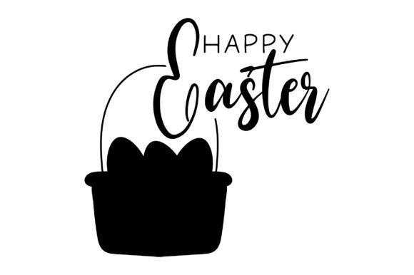 Happy Easter Basket Sticker: A Crafts & Easter Design Asset Review
