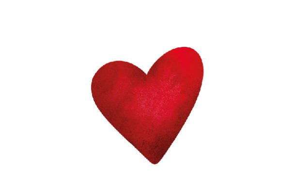 Heart Sticker, Watercolor Crafts