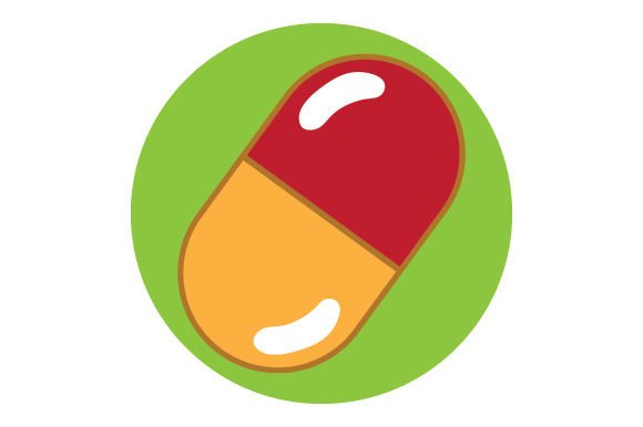 Pill - Sticker: A Medical Craft Asset for Marketing